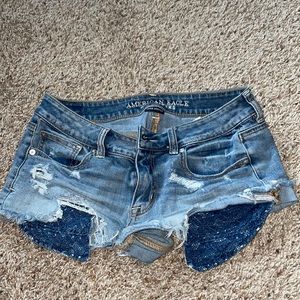 American Eagle, short shorts, size 8